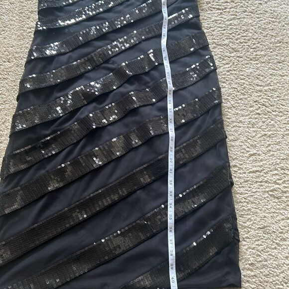 Tadashi shoji sequin black midi dress - Picture 5 of 6